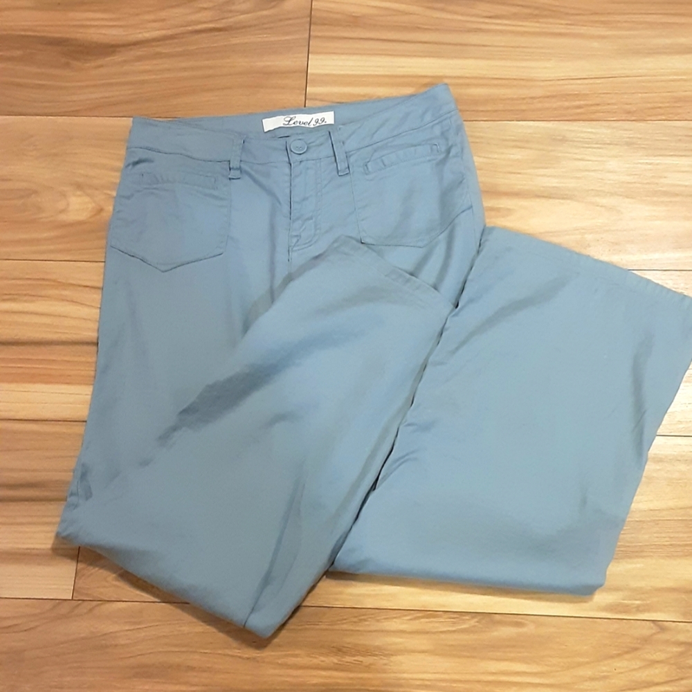 Level 99 Cotton/Linen Blend Trousers.